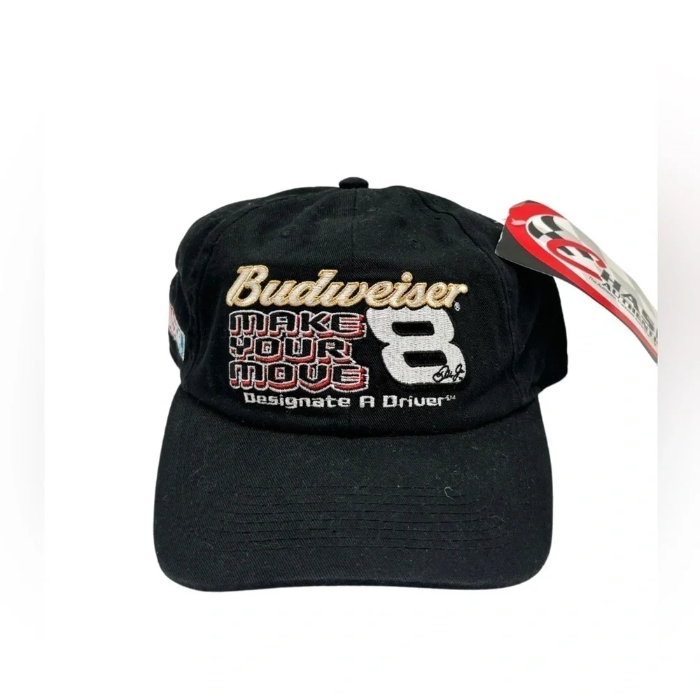 NWT‎ Budweiser black Nascar men's hat